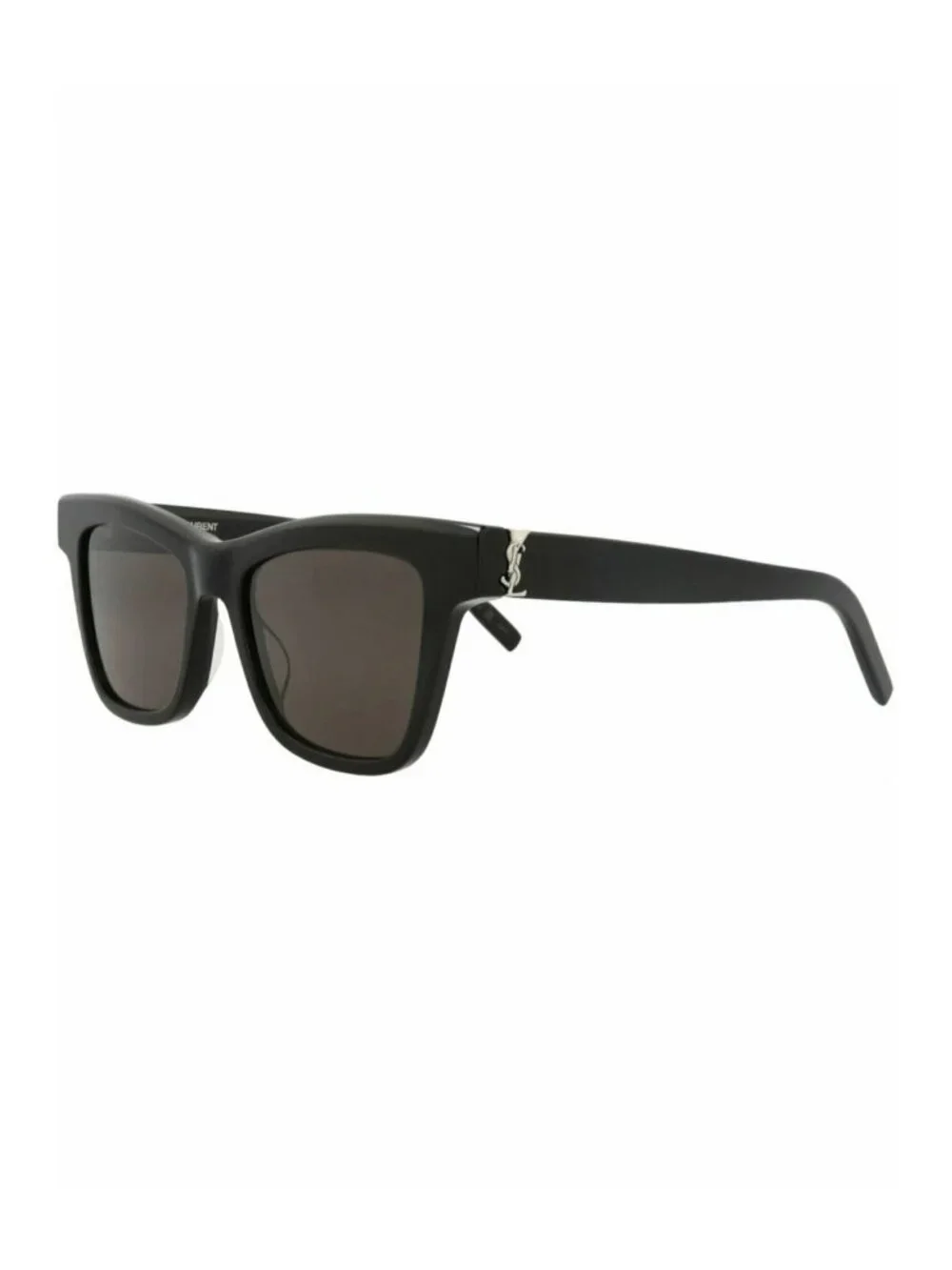 New Saint Laurent Women's Sunglasses Cat Eye Acetate Frame Black Black Black